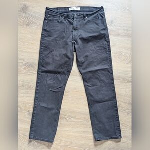 Signature by Levi Strauss & Co. S67 Athletic Black Men's 36x32 Straight Leg Jean